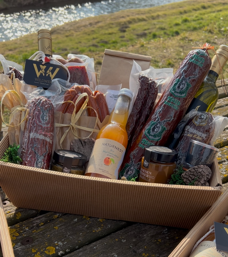 Exklusive individuelle Wildgeschenkboxen