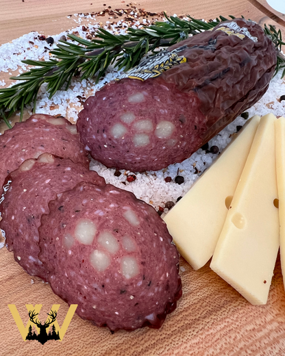 Weidmannswurst Punkerl mit Heumilch-Emmentaler